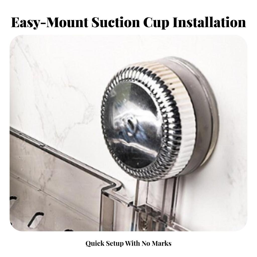 Suction Holder Faucet Shelf Waterproof over Faucet Storage Holder Easy-Mount Sink Organizer Repositionable Easy to Clean