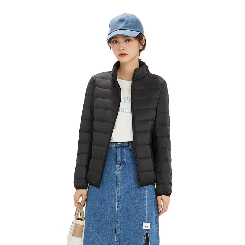 

Tri-polar Women s Stand Collar Short Down Jacket