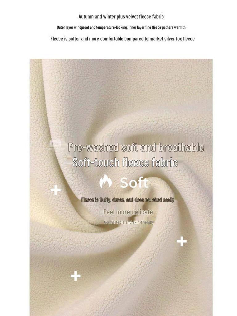 Korean Style Women's Hooded Cardigan Sweatshirt - Autumn & Winter, Loose Fit, Zipper, Lazy Style