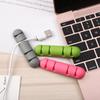 Self-Adhesive Cable Organizer Clip: Long Strip with Four Holes for Mobile Accessories