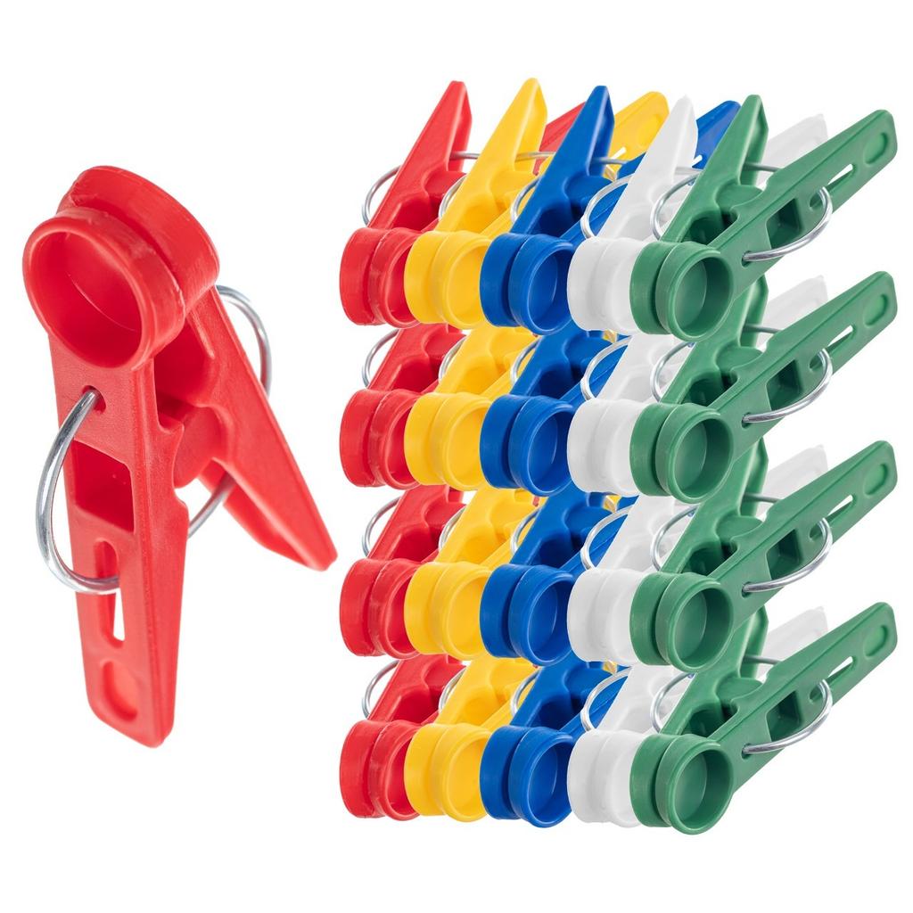 KADAX Wäscheklammern Wäscheklammern Wäscheklammern Frösche Bunt 20 Stück