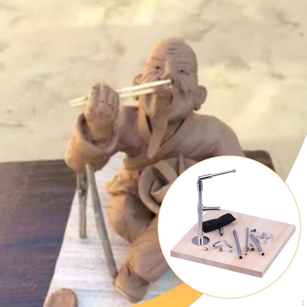 Clay Modeling Carved Workbench for Sculpture