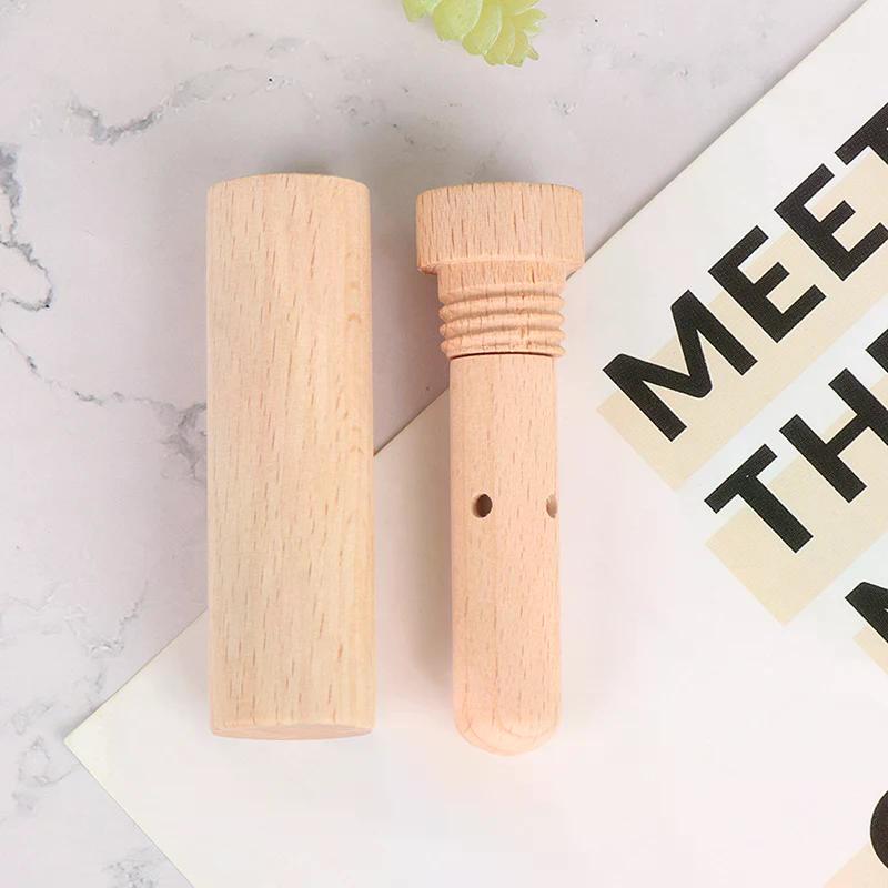 Ätherisches Öl Aroma Holz Diffusor Inhalator mit Dochten Aromatherapie Naseninhalator Hohe Qualität Langlebige Materialien Einfach zu bedienen