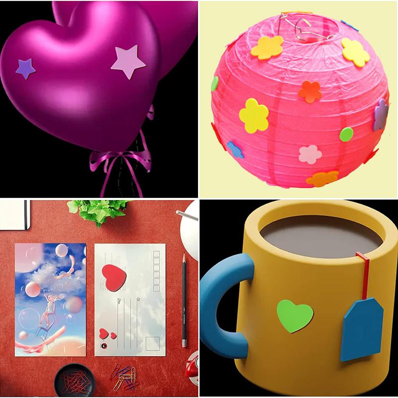 Sponge Sticker EVA Foam Children Handmade DIY Decorative Stickers Self-Adhesive Cartoon Style Soft Birthday Gifts Rewards TMZ