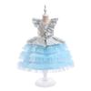 Kids Dress Infant Baby Baptism Dress For Girls Kids Wedding Party Dresses Bow Beaded Tulle Christening Gown Birthday Children Clothes