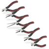 6-Piece Mini Pliers Set Precision Machined Spring Loaded Grip Ideal Jewelry Making Crafting DIY Projects Durable Steel Tools