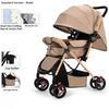 Two-way Stroller Can Sit and Lie Down, Folding Light Stroller, High Landscape 0-3 Years Old Stroller