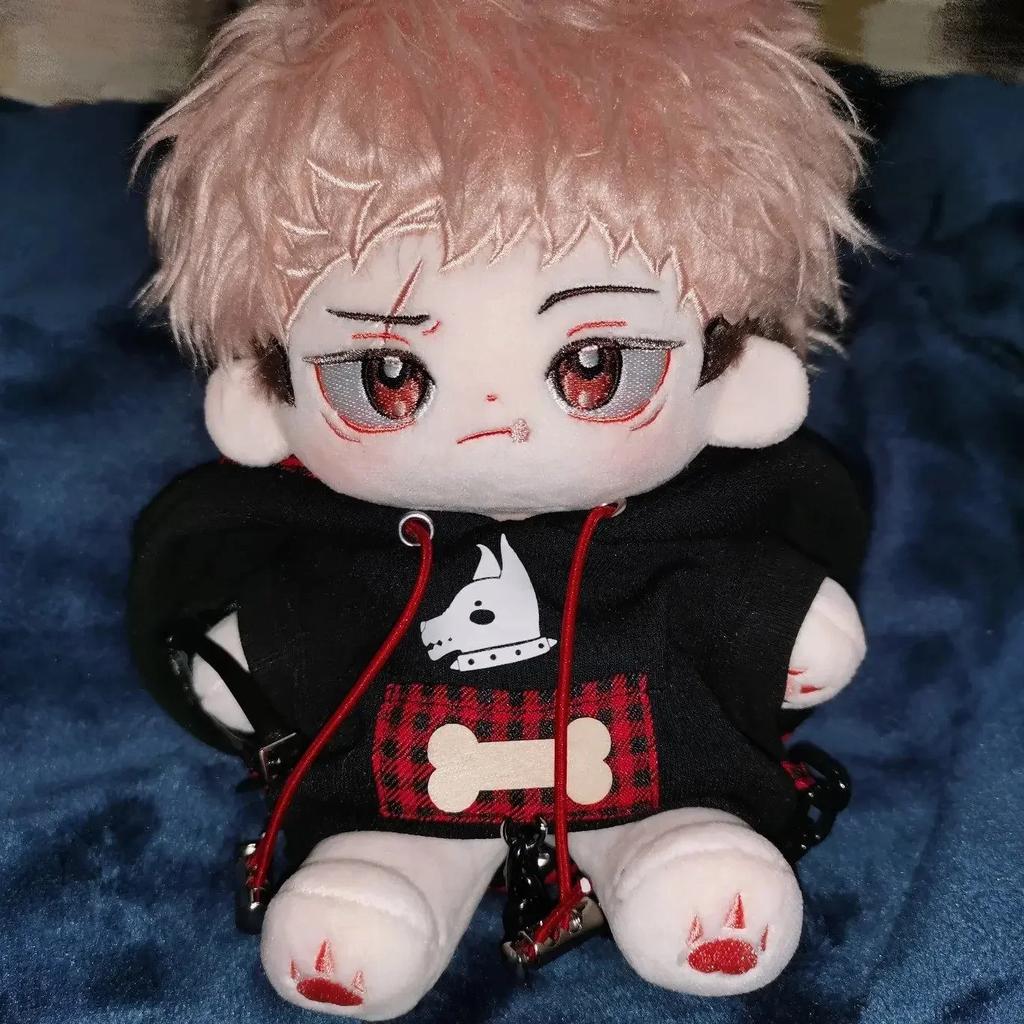 20cm Jujutsu Kaisen Itadori Yuji Anime Game Attribute Handsome Kawaii Monster Cotton Stuffed Body Cosplay Xmas Gift