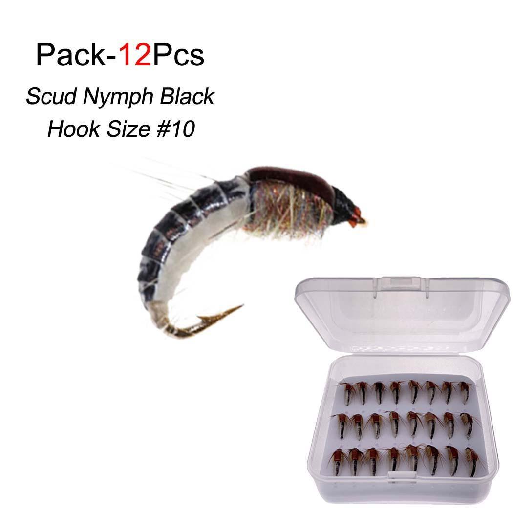 

6/12/24 шт., приманка для ловли форели, искусственная приманка для насекомых, имитация червя, реалистичная рыболовная приманка 12Pcs