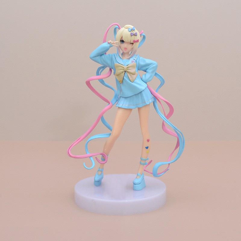 20CM Anime Super Sky Sauce Cute and Sweet Cartoon Character Model Ornament Action Doll Handmade Desktop Decoration New Year Gift