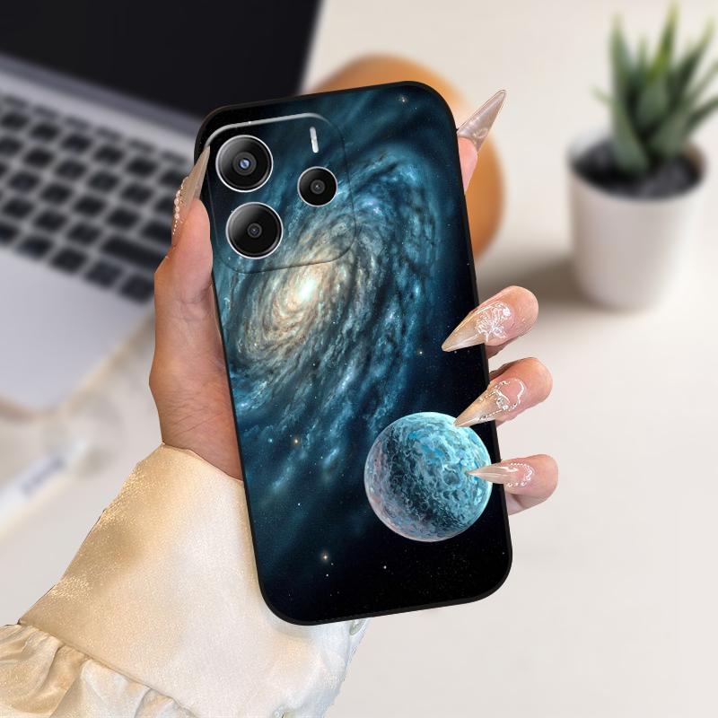Phone Case For Redmi Note14 Silicone TPU Phone Coque Cover Cases For Redmi Note 14 4G Fashion Soft Protective Bumper Fundas Bags