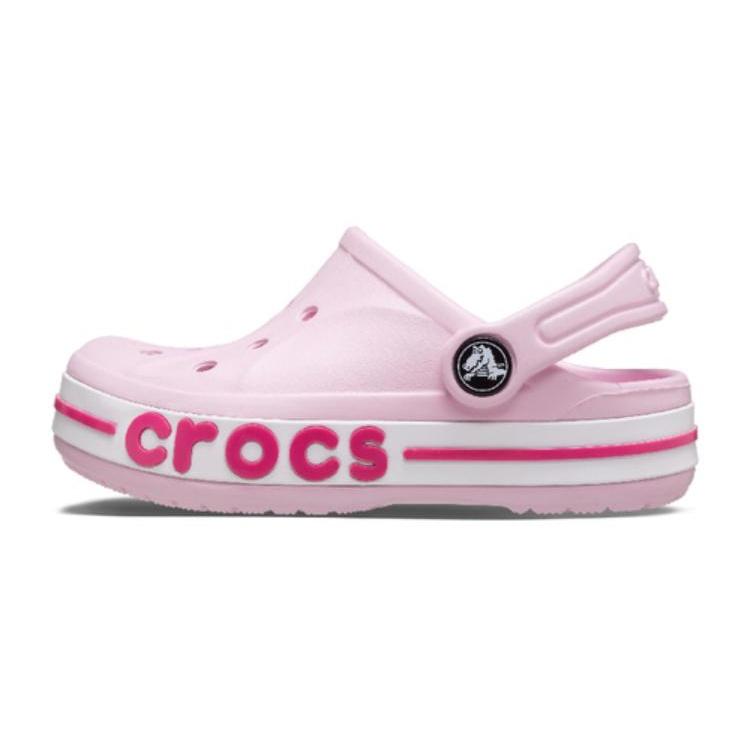 (GS) Crocs Bayaband Clog Pink White Kids 207019-6TG EU 29-30