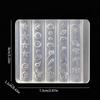 Professional Sea Series Nail Art Molds Small Accessories Mold Nail Decorative Moulds for Salon Manicure Decorations