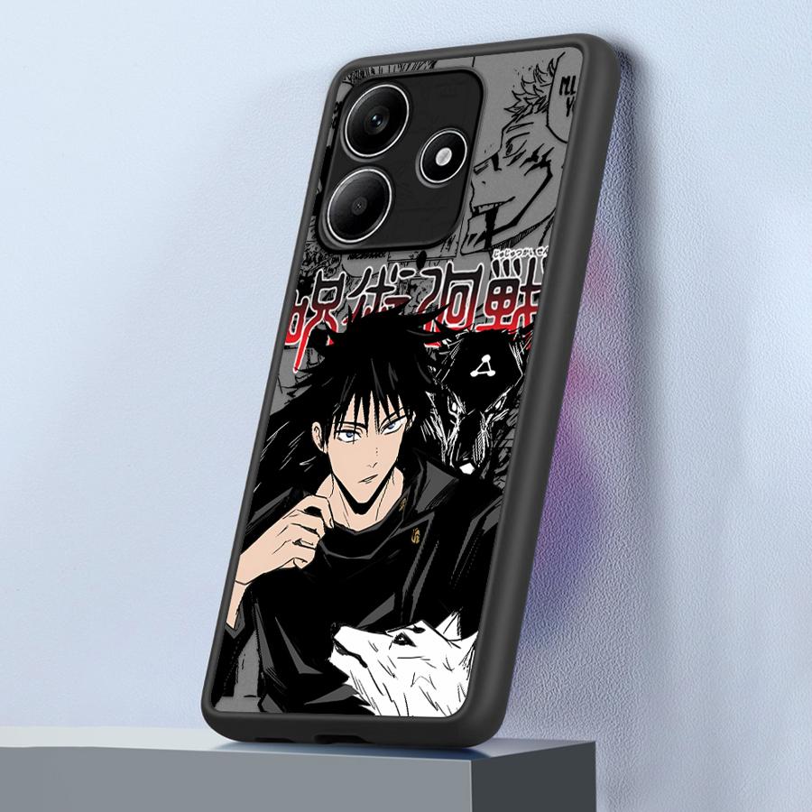 Japan Anime Jujutsu Kaisen Funda Back Phone Cover Case for Xiaomi Redmi Note 14 9S 13C 10 11 13 Pro Plus 14C A4 12