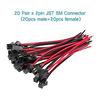 2Pin SM Connector Male 2.2mm/0.09\" 20 Pairs 22 Wire Connector