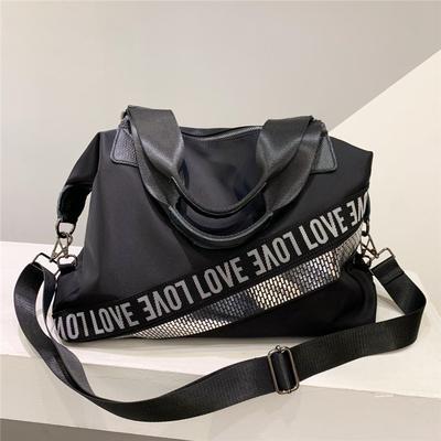 Nylon Bag Short Distance Travel Bag Women's Shoulder Bag Tote Bag Luggage Bag Oxford Cloth Bag Lightweight Travel and Fitness Bag