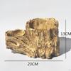 Artificial Driftwood Plante, Resin Flower Pot Container, Irregular for Outdoor