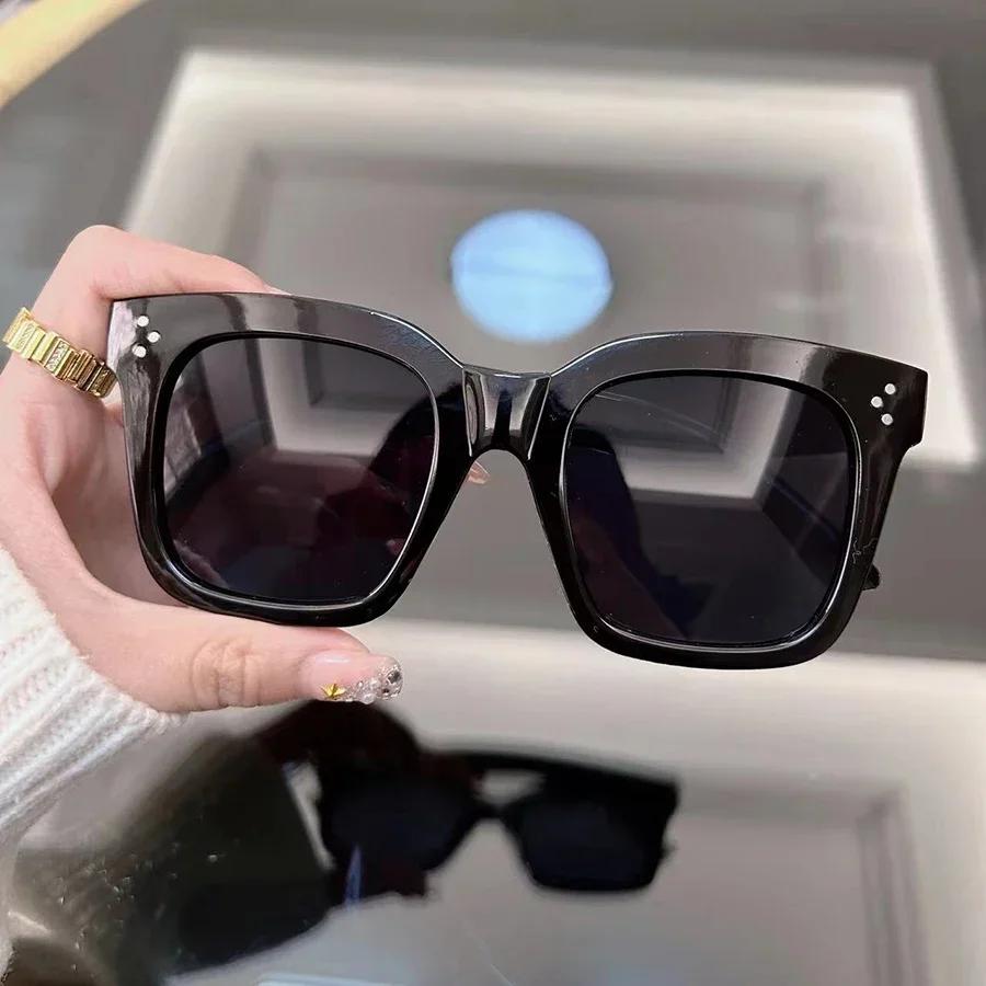 Odolné Vysoce Kvalitní Stylové Čtvercové Sluneční Brýle Dámské Pánské Klasické Retro Módní Brýle Ležérní Oculos Ženské Pánské