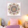 Mandala Full 11CT DIY Stamped Needlework Embroidery Kit 40x40cm Printed Cross-Stitch Kits for Beginners Adults Home Decor