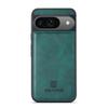 DG.MING For Google Pixel 9 Pro/Pixel 9 Case Anti-Drop Leather Coated PC+TPU Phone Back Cover