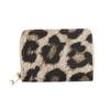 Leopard Print Multi-Card Zippered Accordion Wallet & Coin Purse
