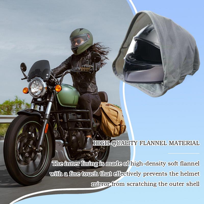 Taška na motocyklovou helmu Motocyklová balicí taška Velkokapacitní Úložný prostor pro sportovní potřeby Sametová tkanina Lehký batoh Pro