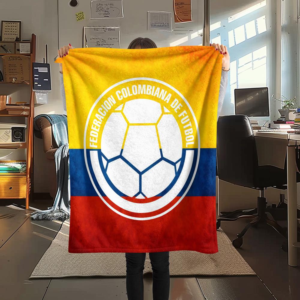 La Tricolor Flannel Blanket, High quality Comfortable for All Seasons, Home Decor, Warmth and Comfort