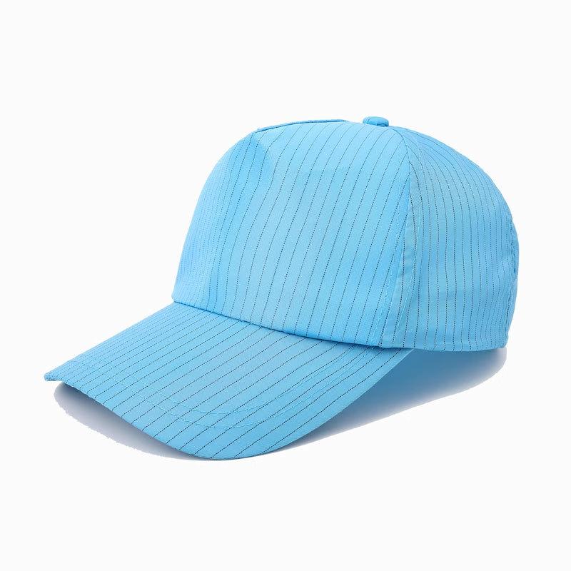 Antistatic Baseball Cap Breathable Dustproof Hair Shedding Proof For Factory Kitchen Workshop Use