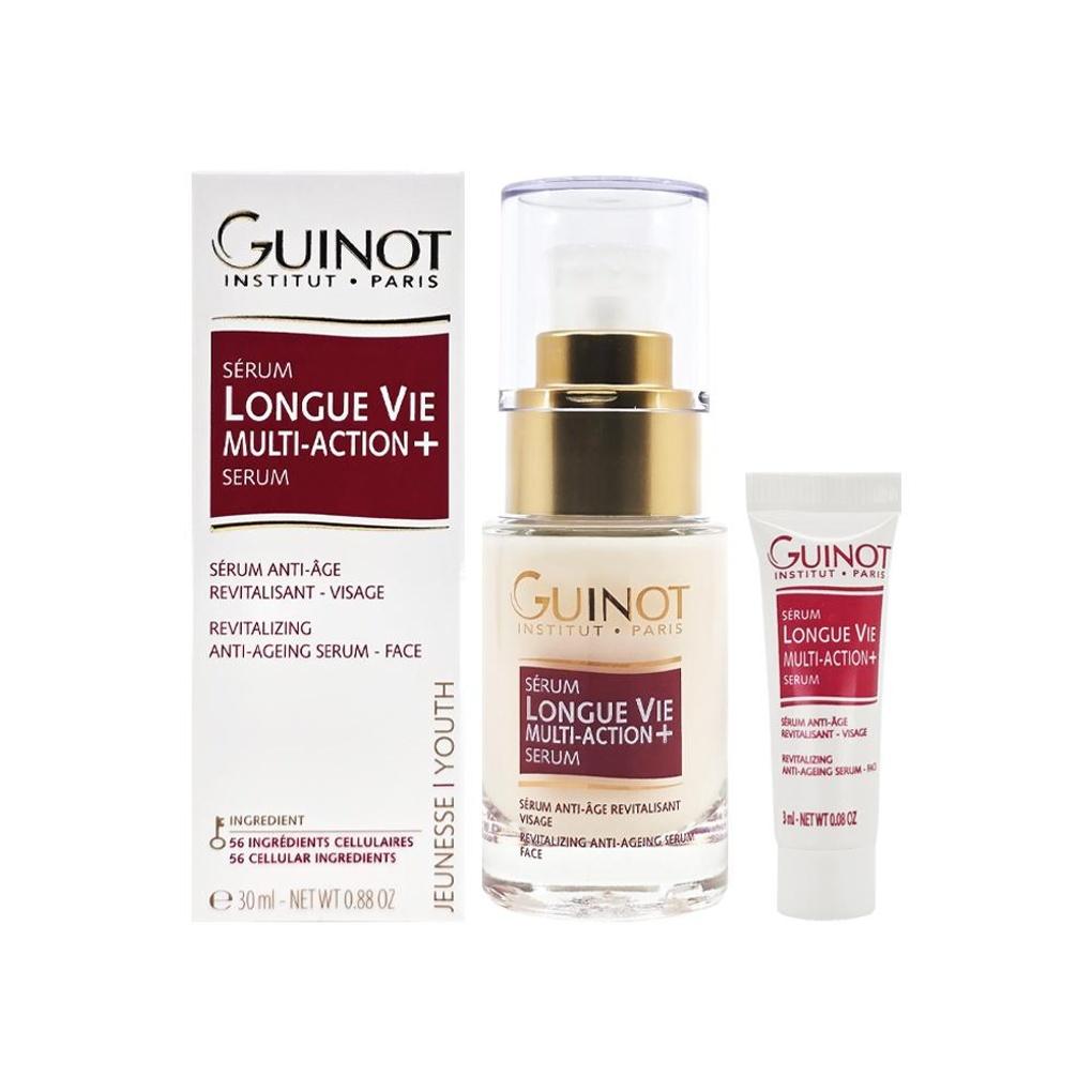 

Guinot Serum Longuevie Multi Action Plus 30ml+3ml French Aesthetic Guino Longuevie Serum 30ml+3ml