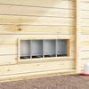 Hühner-Nistkasten 4 Fächer Wandmontage Verzinkter Stahl