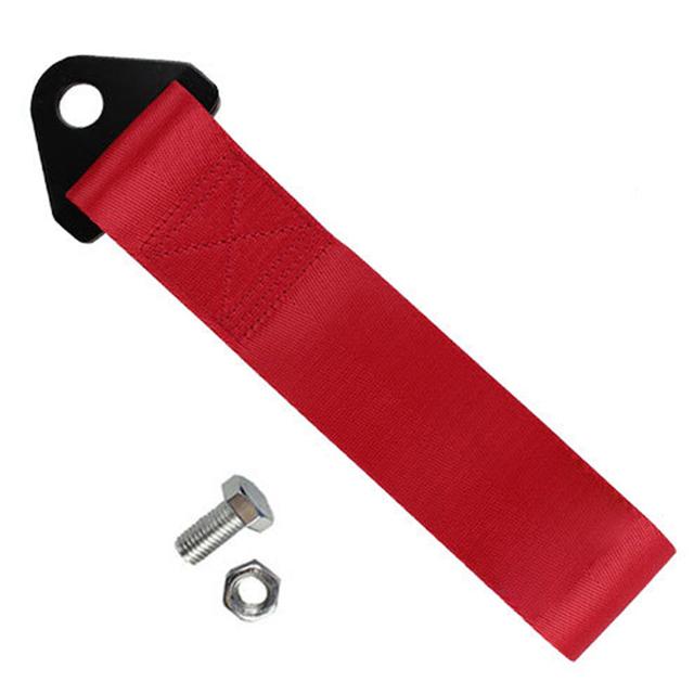25cm Auto Abschlepphaken Racing Sport Abschleppgurt Chinesischer Slogan Stoßstange Traktionsseil Anhängerhaken Auto Motorrad Trendig Dekorativ