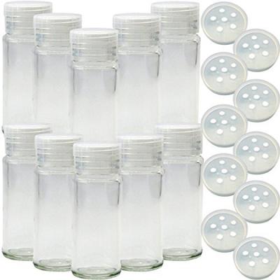 Spice Bottle of Spice-39 39.5ml-Set 10- (6 Holes, Transparent)