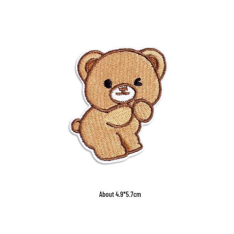 Självhäftande broderad dunjacka patch för tvättbar, spårlös klädreparation