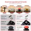 Chixing Stainless Steel Tempered Glass Universal Pot Lid