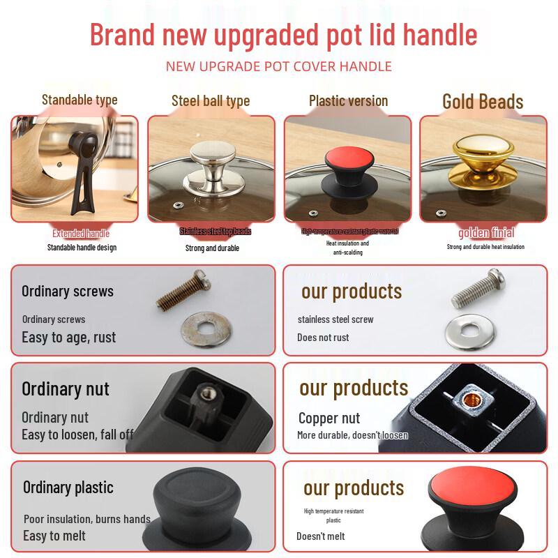 Chixing Stainless Steel Tempered Glass Universal Pot Lid