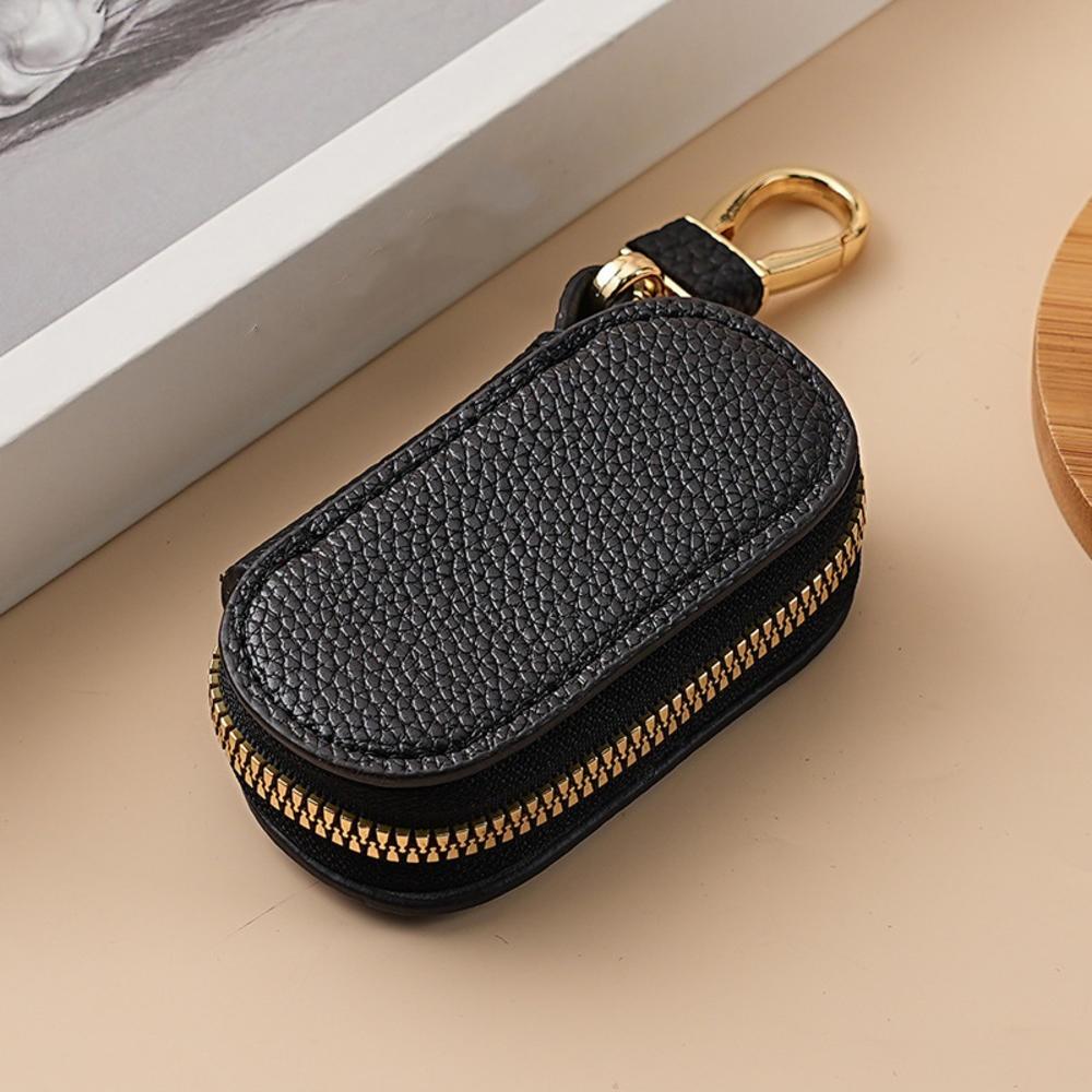Key Organizer Compact Key Wallet Housekeeper Keys Leather Keychain Case For Gift Men Travel