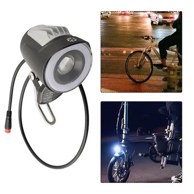 Far LED E-Bike Lumină Față Spot 6-48V Far Pentru Ciclism Nocturn Conector cu 2 Pini Accesorii Vehicule Electrice