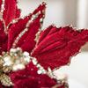Christmas Celebration Decoration Artificial Christmas Flowers Festive Floral Ornament Colorful Decorations Elegant Floral Design