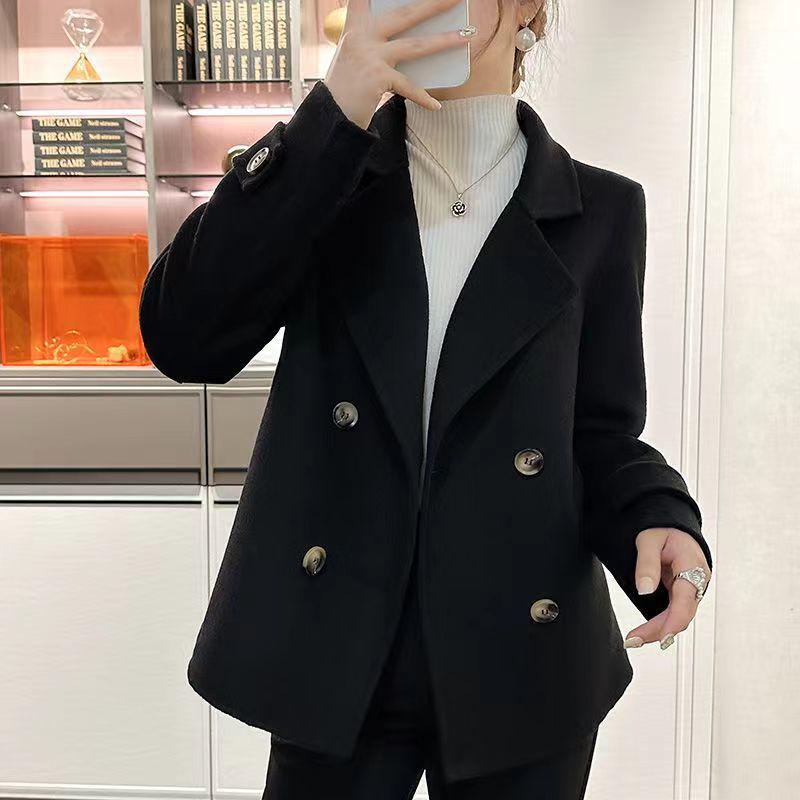 

Pocketed Short Autumn/Winter Woolen Jacket for Middle-Aged and Elderly Mothers Extra Extra Large