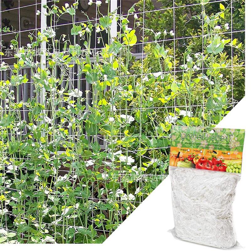 

Polyester Climbing Net for Plants - White Grid, Knotless Design White (1.35*2.7m)