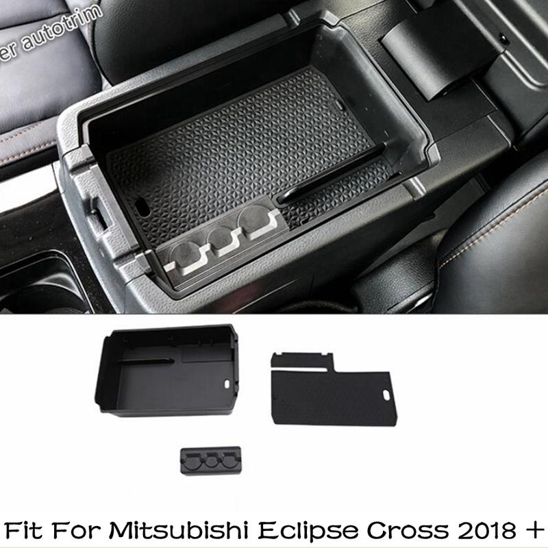 Central Control Armrest Storage Box Organizer Pallet Holder Tray Interior Accessories For Mitsubishi Eclipse Cross 2018 -