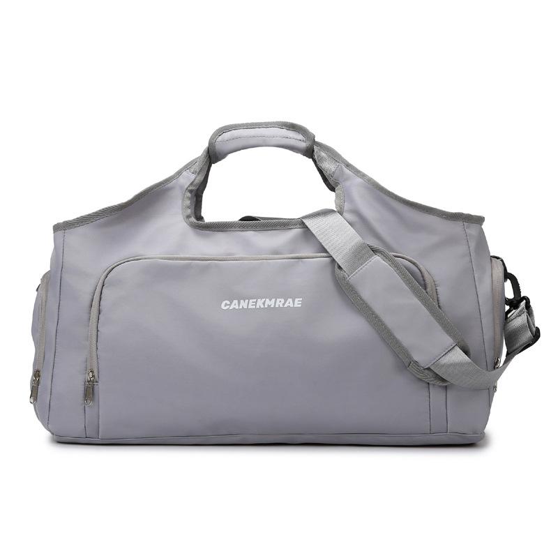 Simple and fresh fitness bag dry and wet separation sports fitness bag going out for travel portable belt shoe compartment simple luggage bag