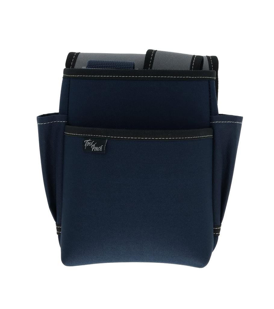 Takagi Tool 2 Tool Navy Electrician's Pouch, Tier, Case, One-Touch Belt, 3-Piece Set,