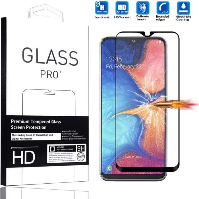 Protecteur d'écran - Samsung - Galaxy A20e - Verre trempé - Protection complète - Résistant aux rayures
