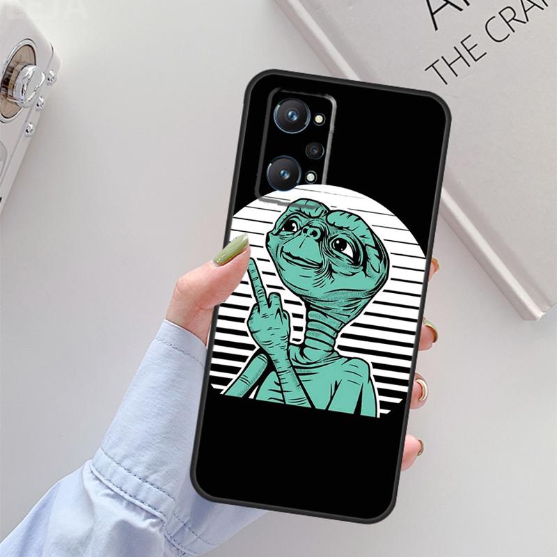 E.T. the Extra-Terrestrial For Realme C61 C75 C55 C51 C21Y C25S C67 C53 13 12 10 11 14 Pro Plus GT 6T 6 5 GT7 Pro Case