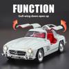 1:32 Mercedes Benz 300SL Classic Sports Racing Car Diecast Model Car Alloy Outdoor Collections Ornaments Decorations Hobbies Boy