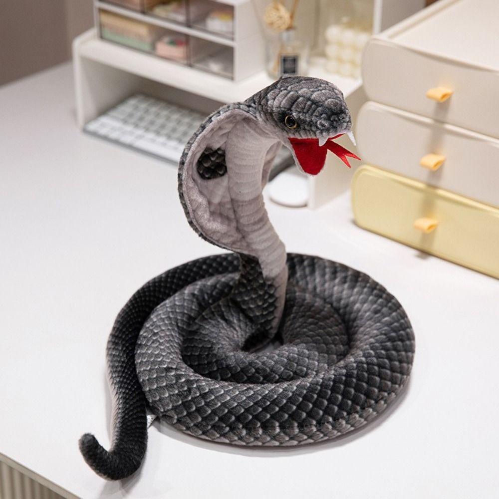 Little Snake Simulated Snake Plush Toy Cobra Snake Stuffed Plush Doll  Kids Birthday Christmas