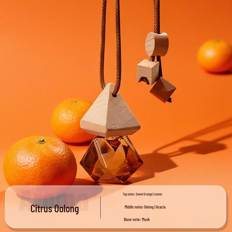 High-End Long-Lasting Car Perfume Hanging Ornament with Fragrance Essential Oil 8ml
