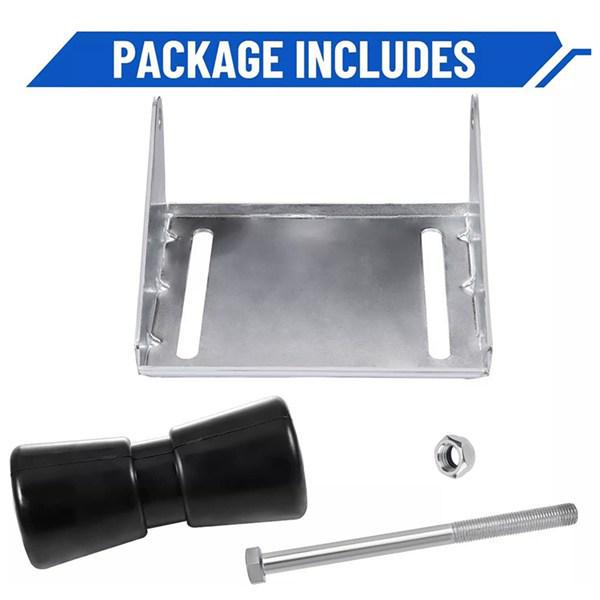 

8-Inch Silver & Black Metal Keel for Yachts and Kayaks None