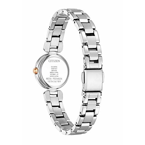 CITIZEN XC Eco-Drive (Silver with Pink Gold, Water Resistant for Daily Use, Women's) EW5574-51W Mizu Collection Citizen Solar
